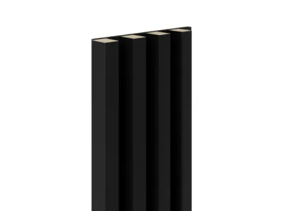 Panel lamelowy WOODLINE WL 2700×177 MAXI 4L CZARNY/CZARNY MAT Marbet Design