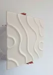 Panel dekoracyjny 3D LINE FLOW 500x500 BLACK Marbet Design - 4