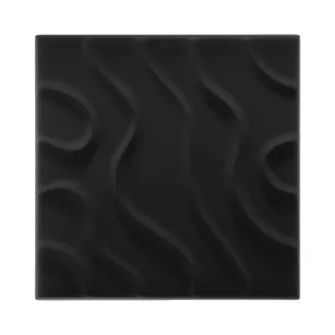 Panel dekoracyjny 3D LINE FLOW 500x500 BLACK Marbet Design