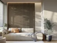Panel lamelowy WOODLINE WL 2700×177 MAXI 4L CZARNY/DĄB SARAGOSSA Marbet Design - 2