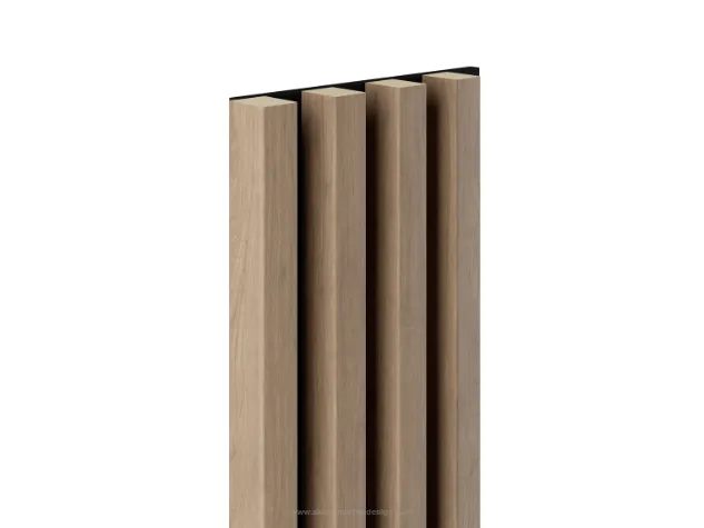 Panel lamelowy WOODLINE WL 2700×177 MAXI 4L CZARNY/DĄB SARAGOSSA Marbet Design