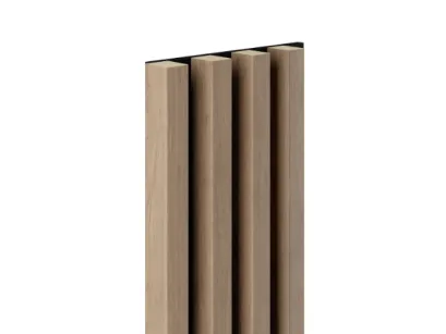 Panel lamelowy WOODLINE WL 2700×177 MAXI 4L CZARNY/DĄB SARAGOSSA Marbet Design