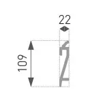 Próbka listwa przypodłogowa HF-3 Marbet Design - 3