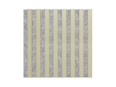 Panel lamelowy WOODLINE WL 400×400 SZARY/OLIWKOWY Marbet Design