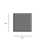 Panel dekoracyjny PUFFYLINE PFL SQ 300x300 BLUVEL40 Marbet Design - 4