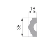 Narożnik płaski NE-18-01 (4x) - 2