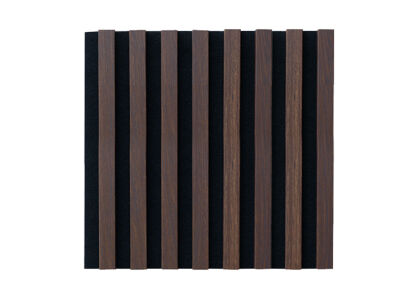 Panel lamelowy WOODLINE WL 400×400 CZARNY/DĄB CIEMNY Marbet Design