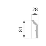 Listwa przysufitowa B-31 Marbet Design - 2