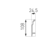 Próbka listwa przypodłogowa HF-1 Marbet Design - 2