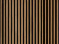 Panel lamelowy WOODLINE WL 2700×300 SLIM R0 CZARNY/DĄB JASNY Marbet Design - 4
