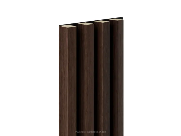 Panel lamelowy WOODLINE WL 2700×177 MAXI 4L CZARNY/DĄB CIEMNY Marbet Design