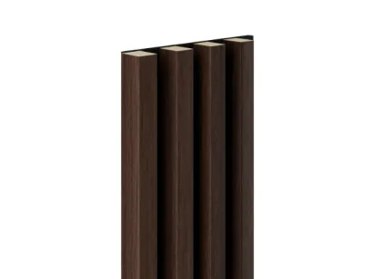 Panel lamelowy WOODLINE WL 2700×177 MAXI 4L CZARNY/DĄB CIEMNY Marbet Design