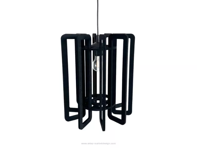 Abażur filcowy NARROW czarny