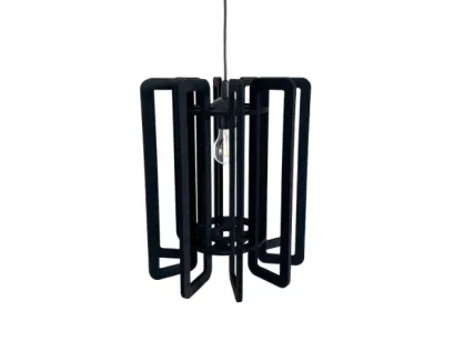 Abażur filcowy NARROW czarny