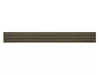 Panel lamelowy WOODLINE WL 2700×300 ST 7L CZARNY/DĄB SARAGOSSA Marbet Design - 3