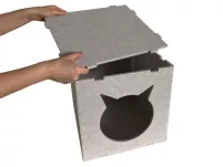 Filcowy domek dla kota KITTYFLIP - 2