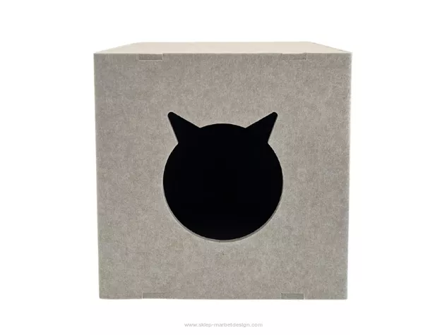 Filcowy domek dla kota KITTYFLIP