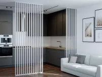 Ścianka lamelowa WOODWALL biała - 3