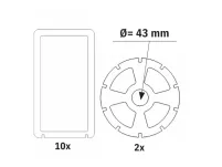 Abażur filcowy BEAMY beżowy - 6