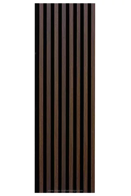 Panel lamelowy WOODLINE WL 2700×400 CZARNY/DĄB CIEMNY Marbet Design