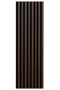 Panel lamelowy WOODLINE WL 2700×400 CZARNY/DĄB CIEMNY Marbet Design