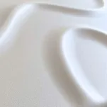 Panel dekoracyjny 3D LINE FLOW 500x500 WHITE Marbet Design - 3