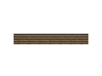 Panel lamelowy WOODLINE WL 2700×300 SLIM R0 CZARNY/DĄB WOTAN Marbet Design - 3