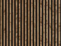 Panel lamelowy WOODLINE WL 2700×300 SLIM R0 CZARNY/DĄB WOTAN Marbet Design - 4
