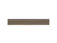 Panel lamelowy WOODLINE WL 2700×300 SLIM R0 CZARNY/DĄB SONOMA Marbet Design - 3
