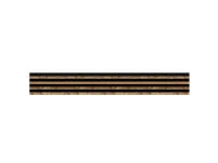 Panel lamelowy WOODLINE WL 2700×177 MAXI 4L CZARNY/DĄB WOTAN Marbet Design - 4