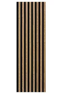 Panel lamelowy WOODLINE WL 2700×400 CZARNY/DĄB JASNY Marbet Design