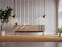 Panel dekoracyjny 3D LINE ROLL B 500x1000 DARK LOFT Marbet Design - 4